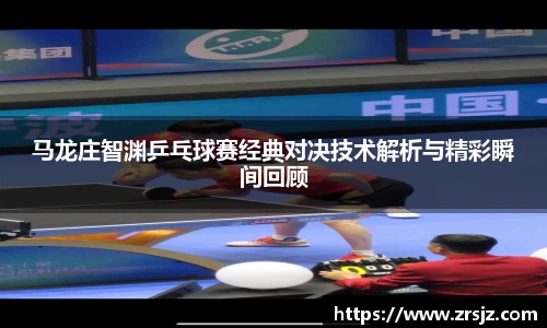马龙庄智渊乒乓球赛经典对决技术解析与精彩瞬间回顾